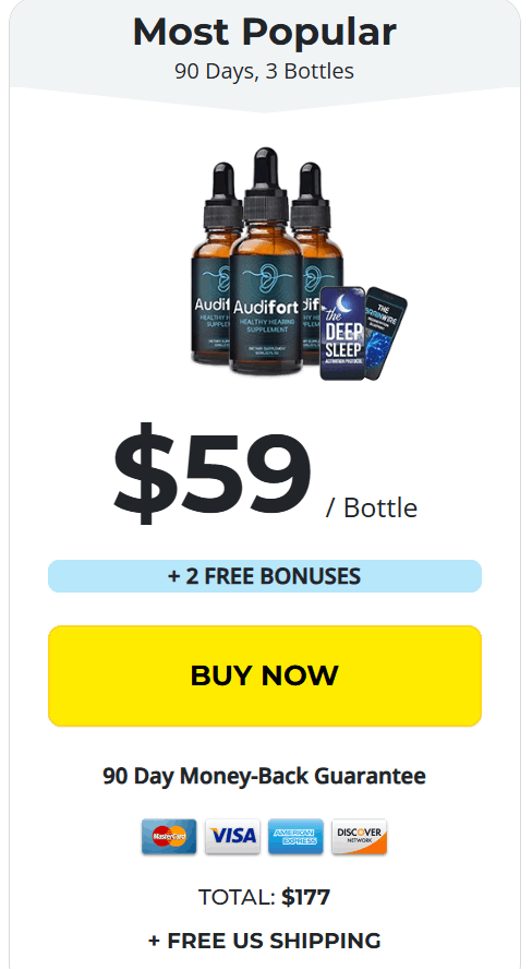 Audifort 3 $59/bottle
